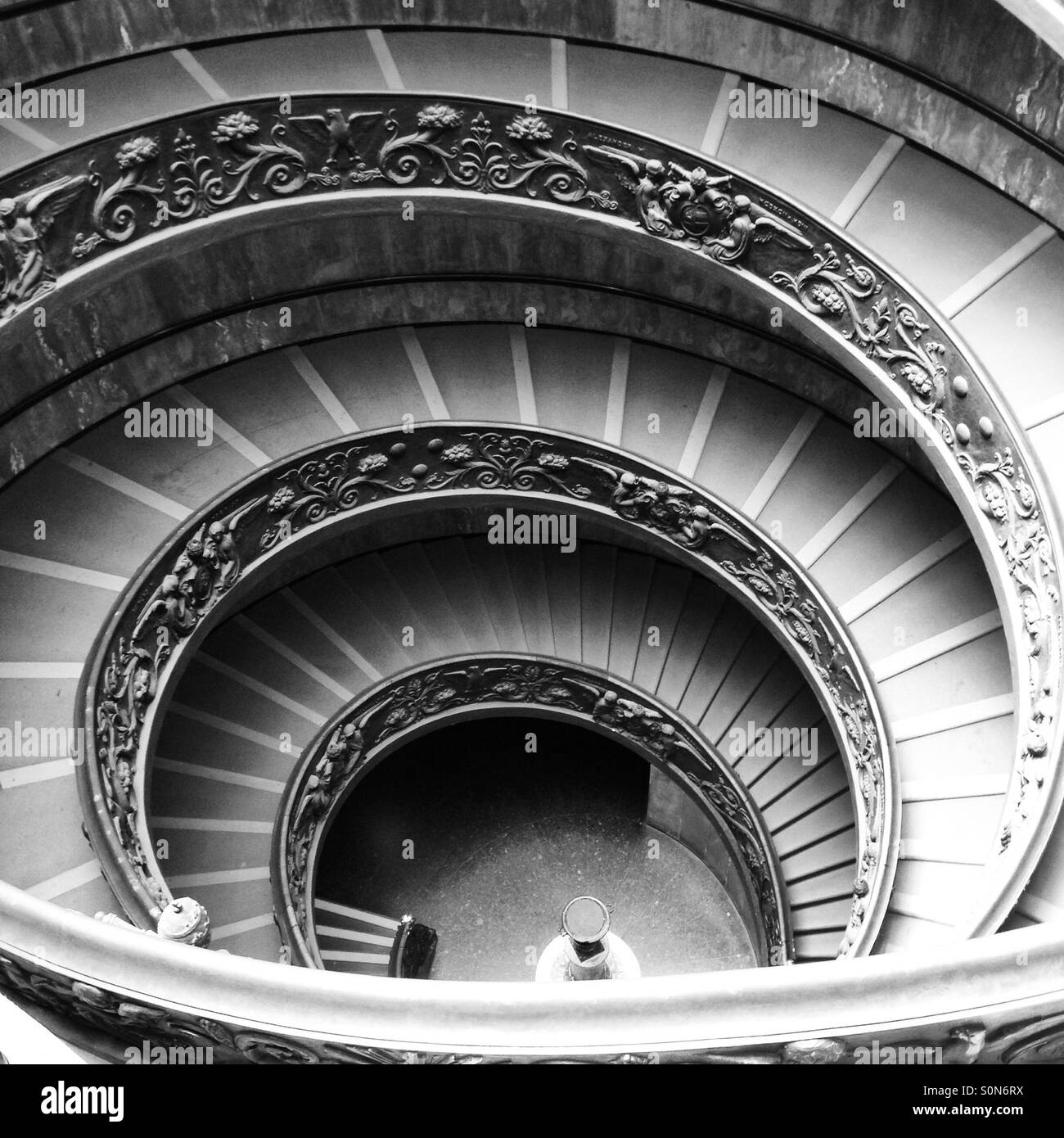 Spiral Staircase - Smartphone Captured Stock Image