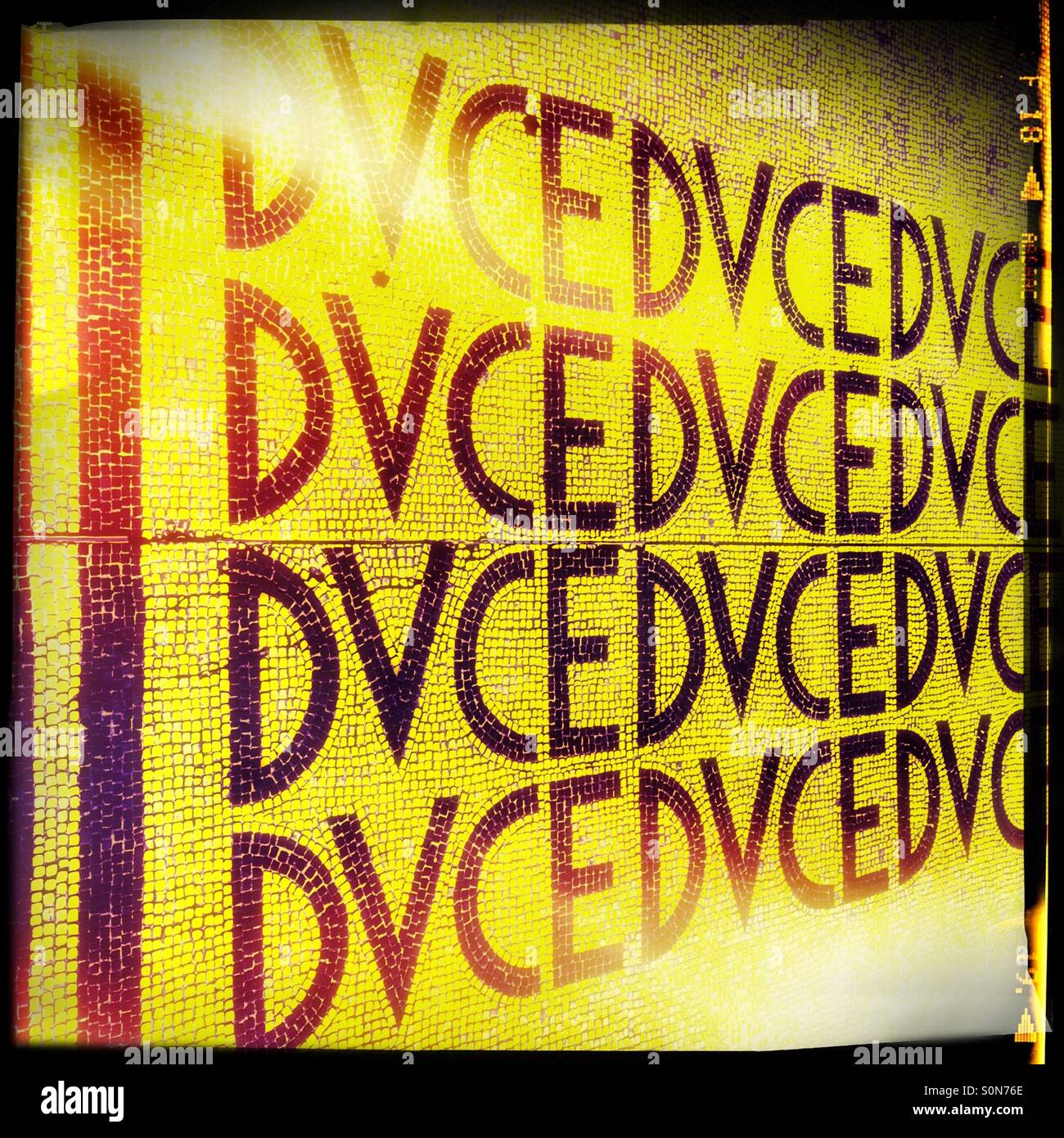 Spotlight on Il Duce - Smartphone Captured Stock Image