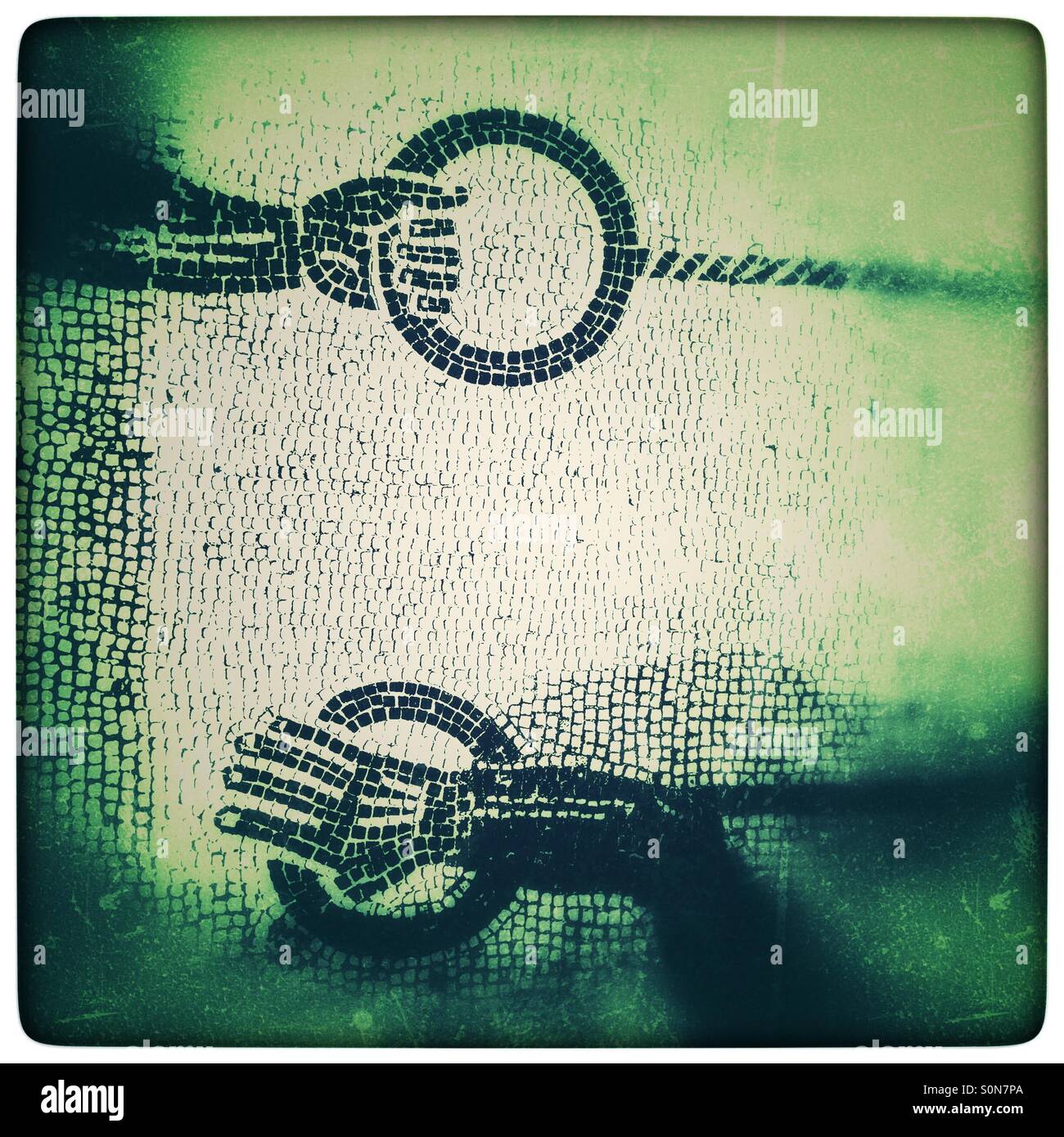 Hands and rings - Smartphone Captured Stock Image