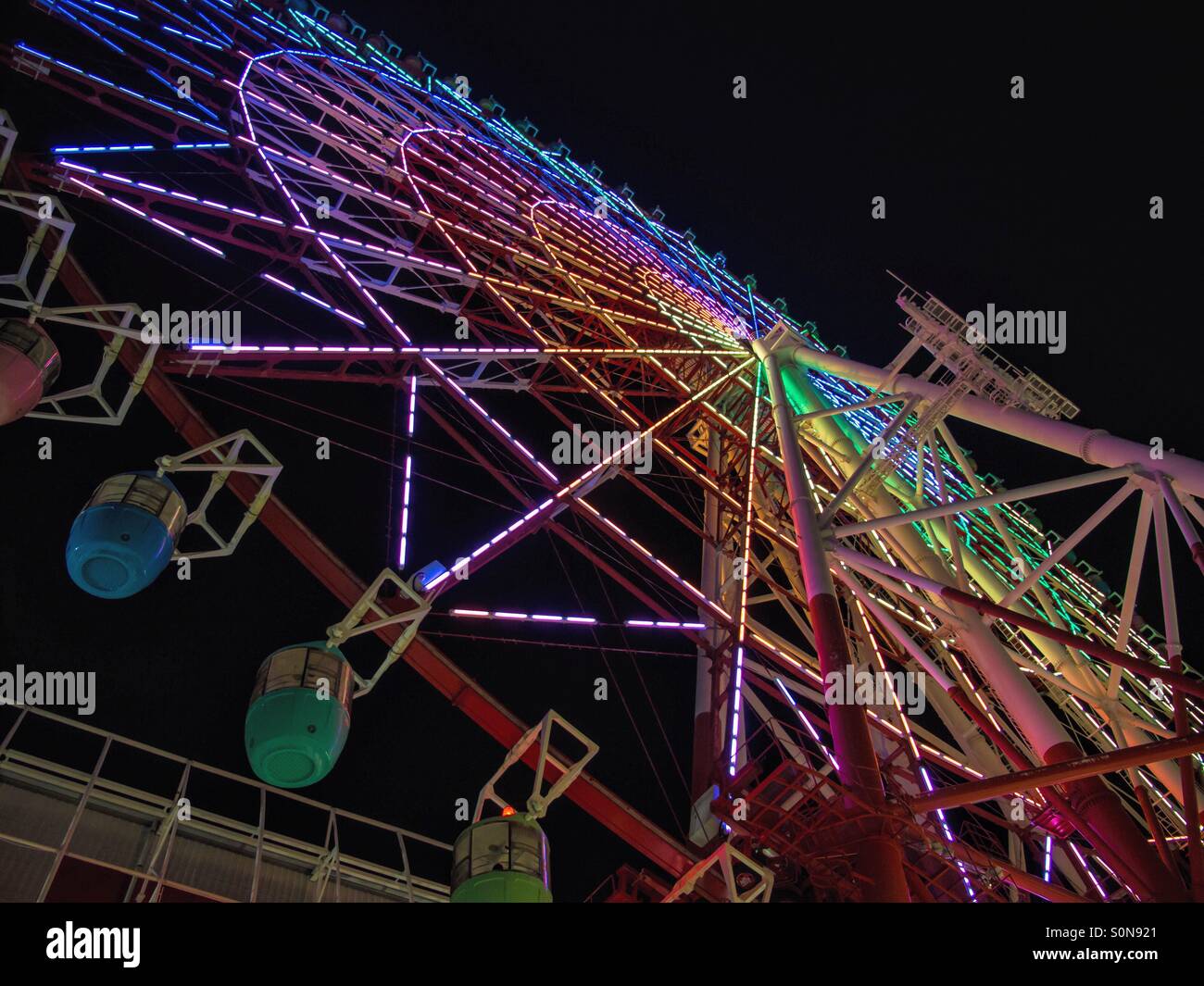 Giant Ferris Wheel - Smartphone Captured Stock Image