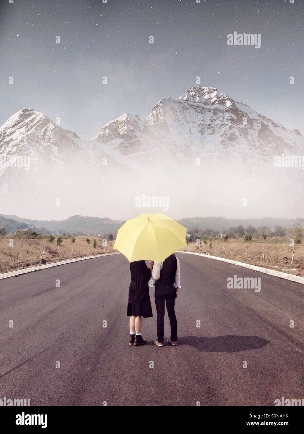 Under my umbrella Stock Photo Alamy