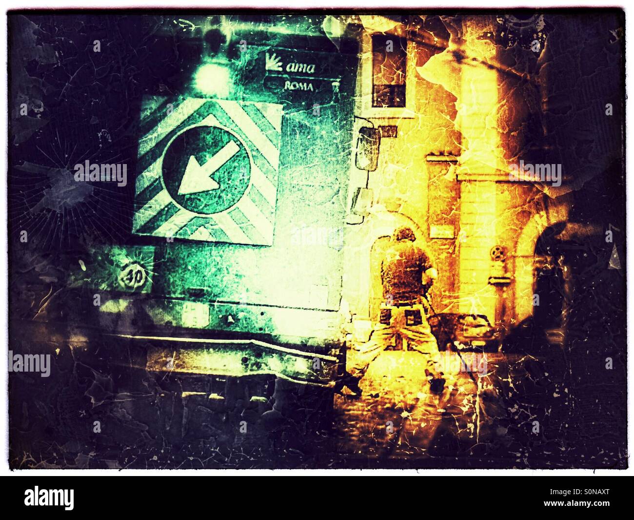 urban cleaning grunge - Smartphone Captured Stock Image