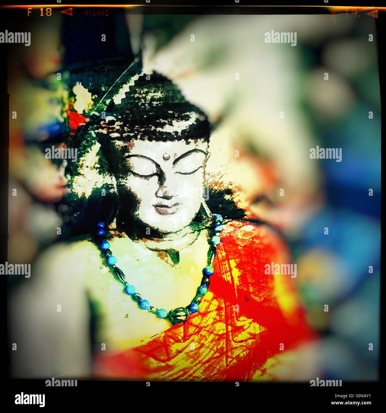 Sitting in the window - Smartphone Captured Stock Image