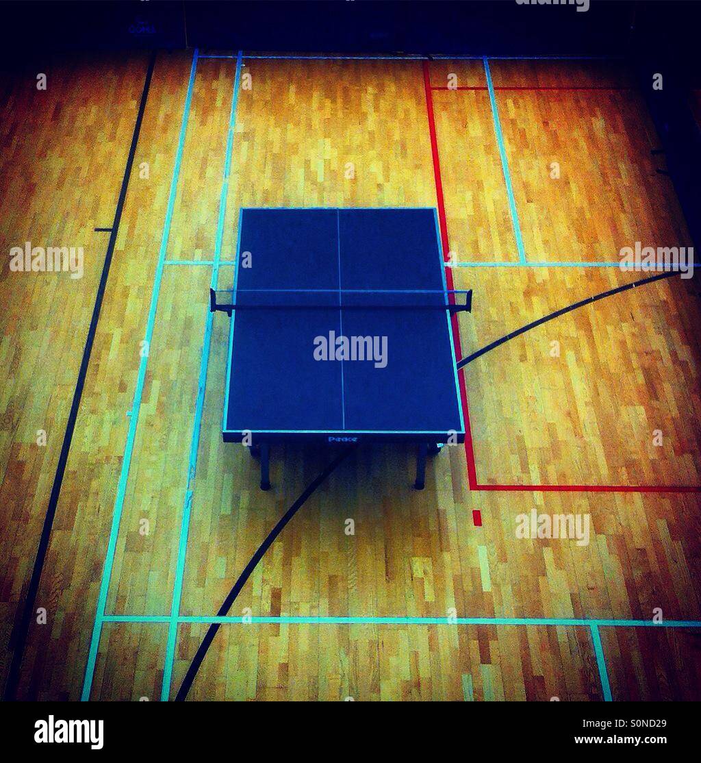 Ping pong table - Smartphone Captured Stock Image