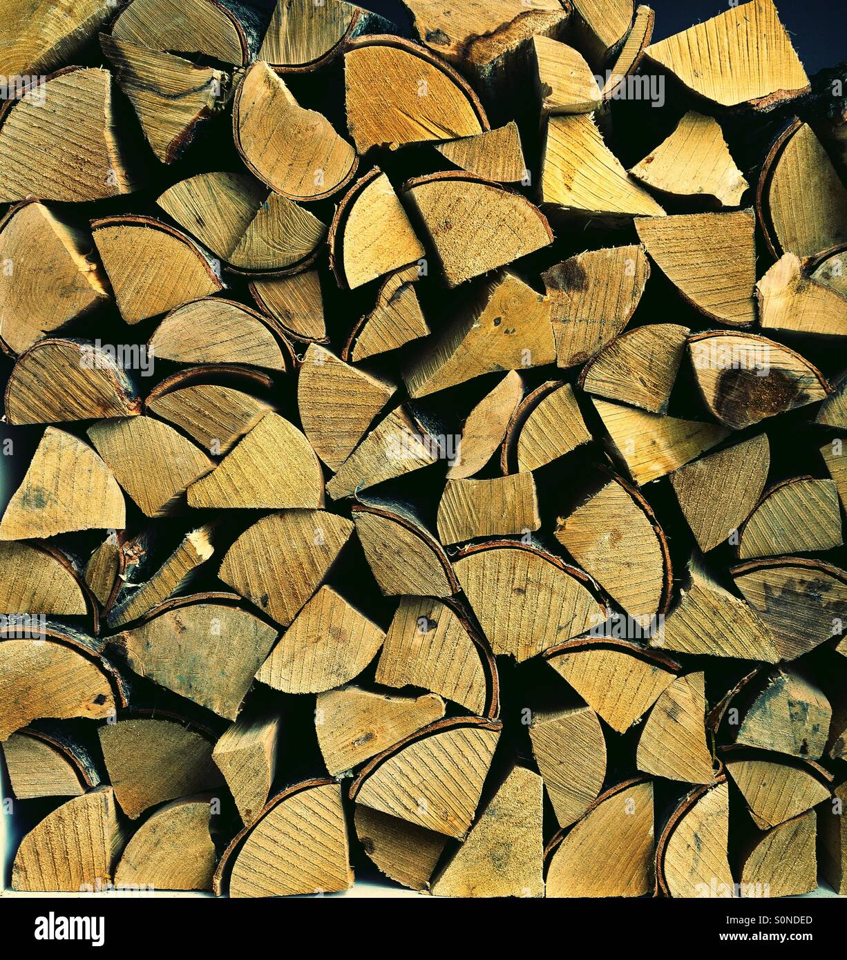 Logs - Smartphone Captured Stock Image