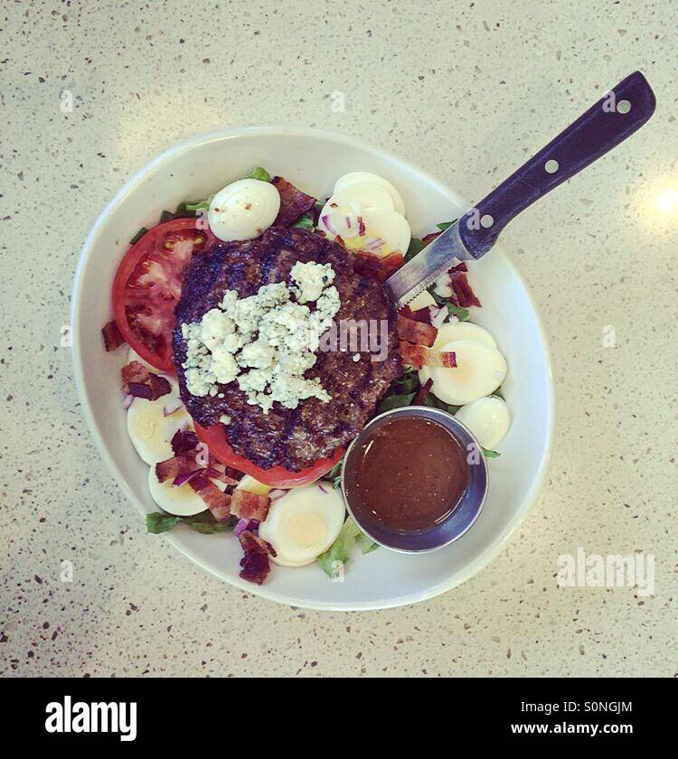 Buffalo Cobb salad - Smartphone Captured Stock Image