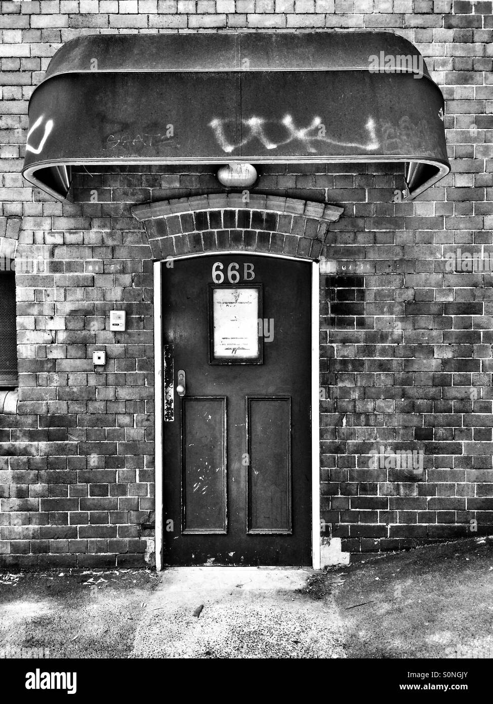 Secret doorway - Smartphone Captured Stock Image