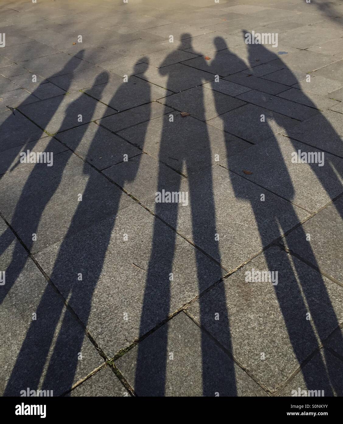 Shadows on the floor Stock Photo - Alamy