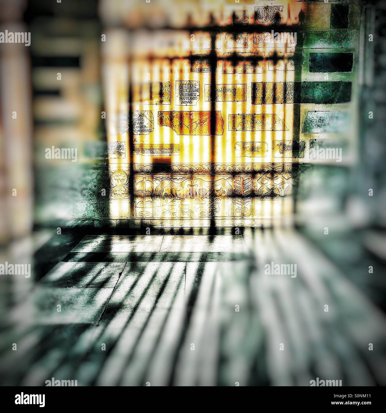 Entrance blur - Smartphone Captured Stock Image