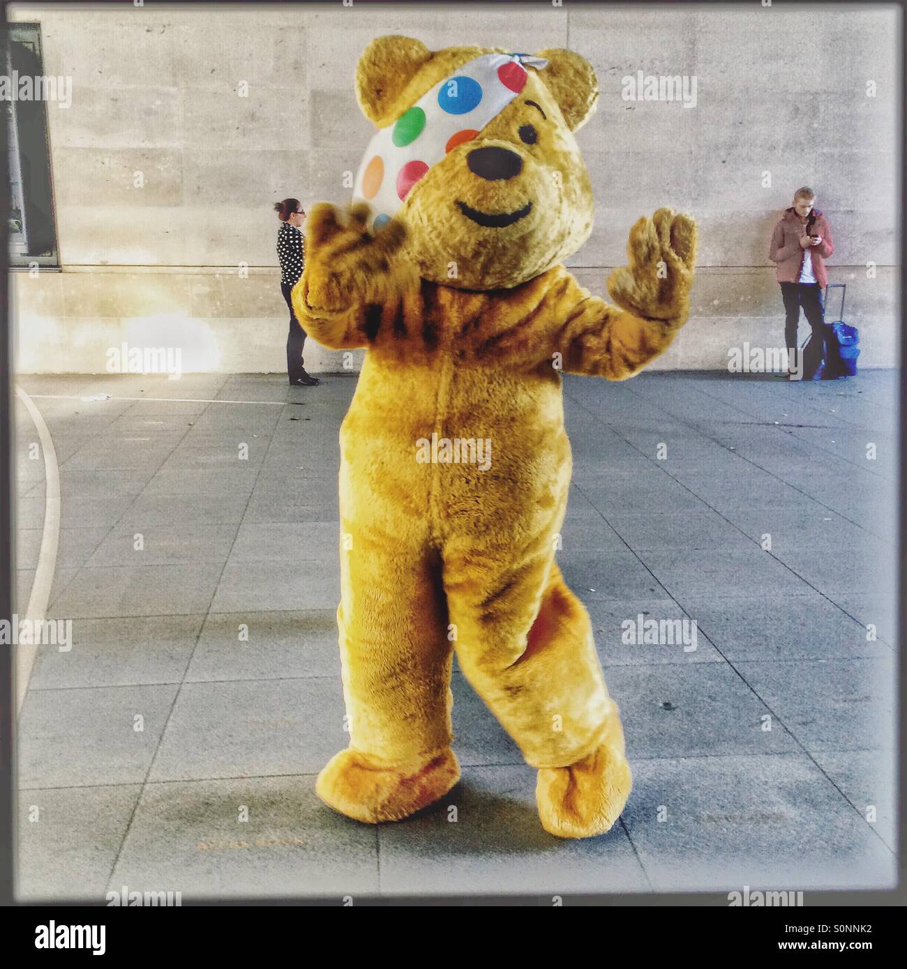 Pudsey Bear from BBC Children in Need Stock Photo