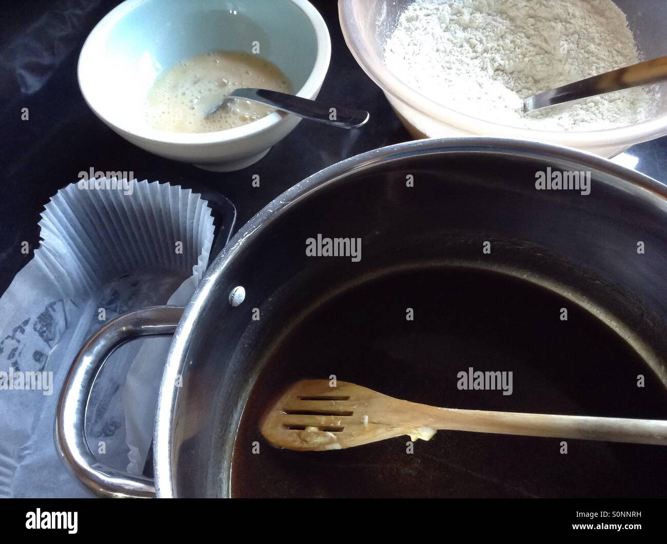 ginger-cake-ingredients-stock-photo-alamy