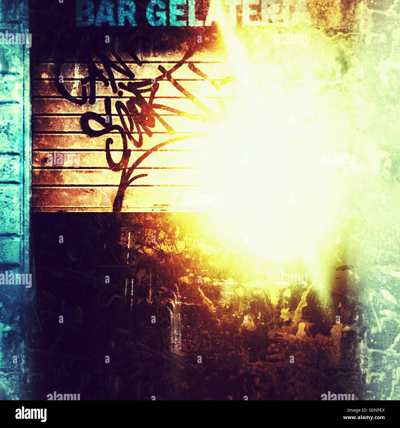 Urban bar - Smartphone Captured Stock Image