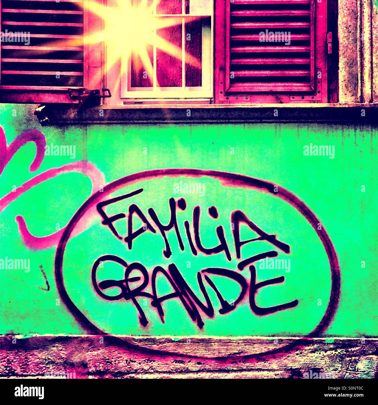 Big family flare - Smartphone Captured Stock Image