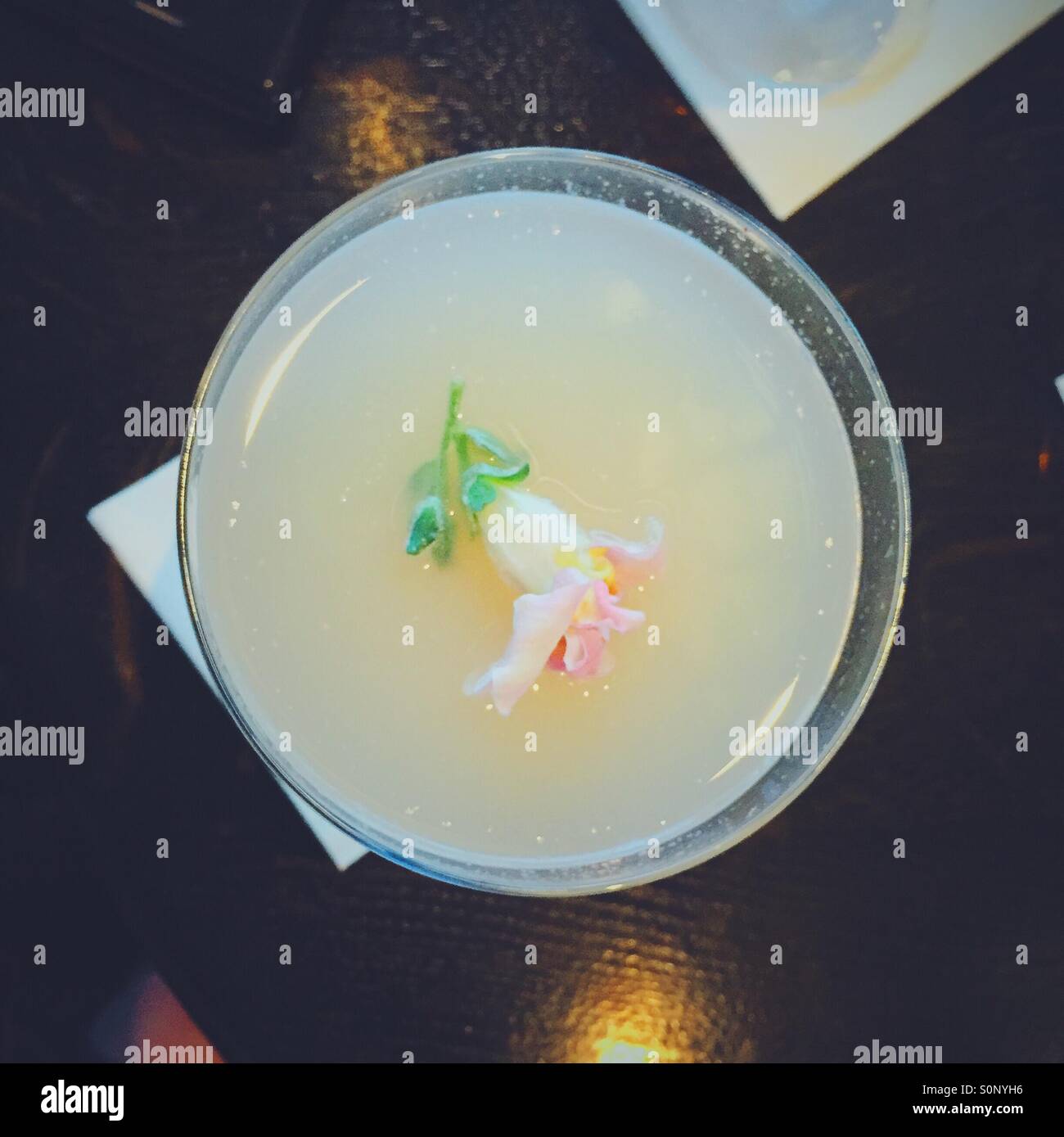 Elegant dinner cocktail Stock Photo Alamy