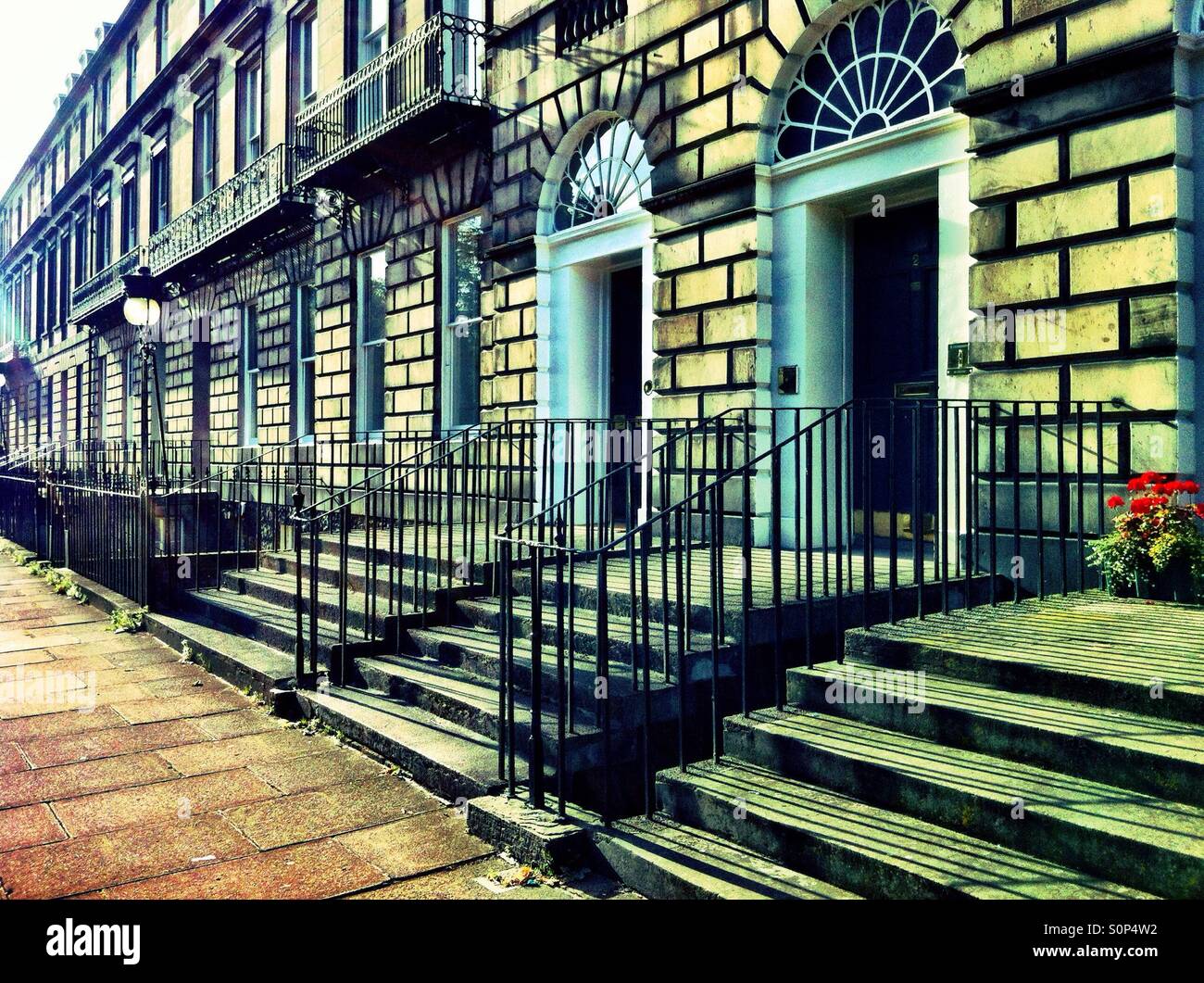 Heriot Row, Edinburgh, Scotland Stock Photo Alamy