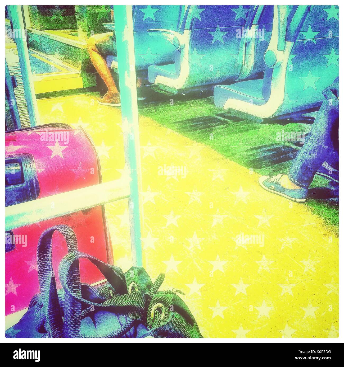 Travel stars - Smartphone Captured Stock Image