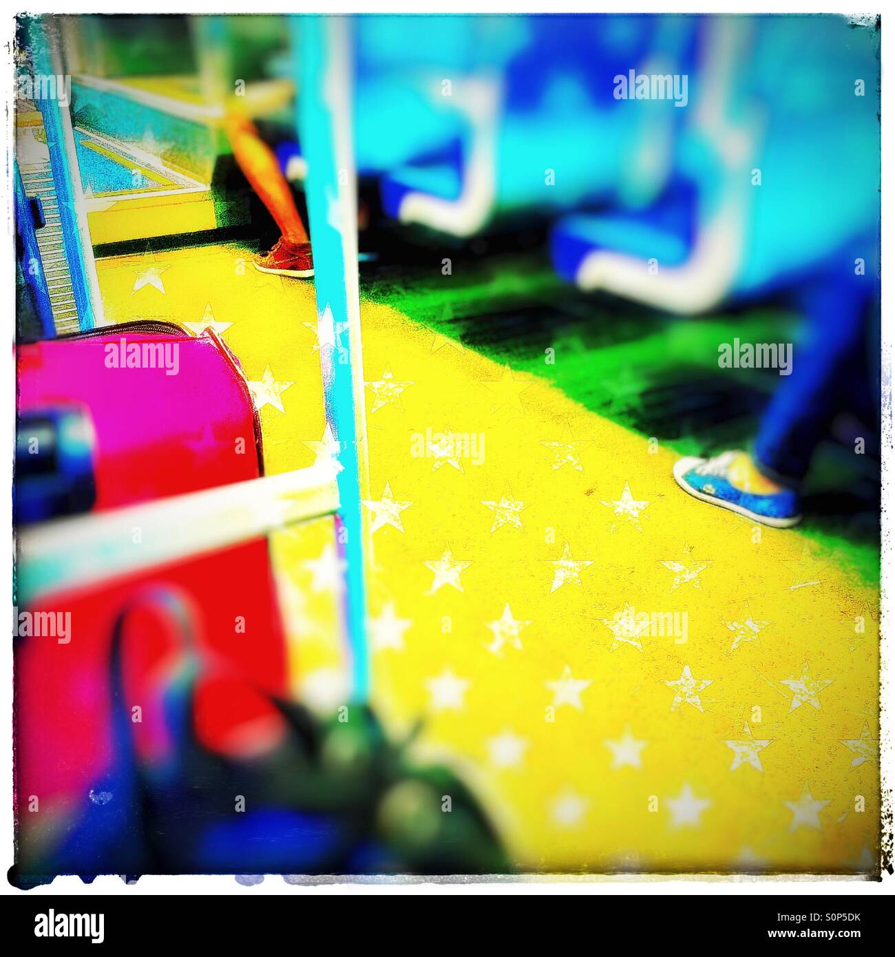 Way through the blur - Smartphone Captured Stock Image