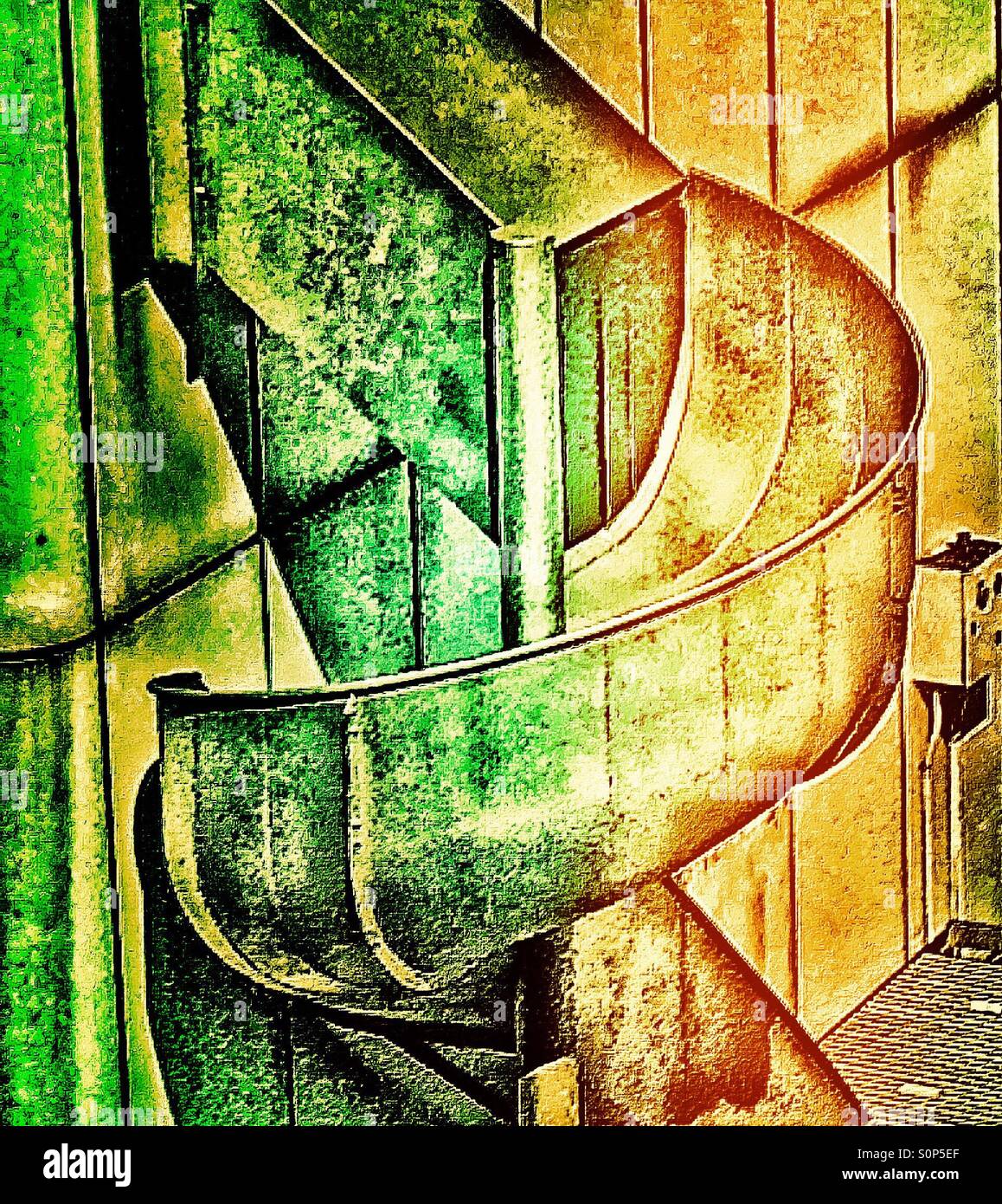 Curve - Smartphone Captured Stock Image