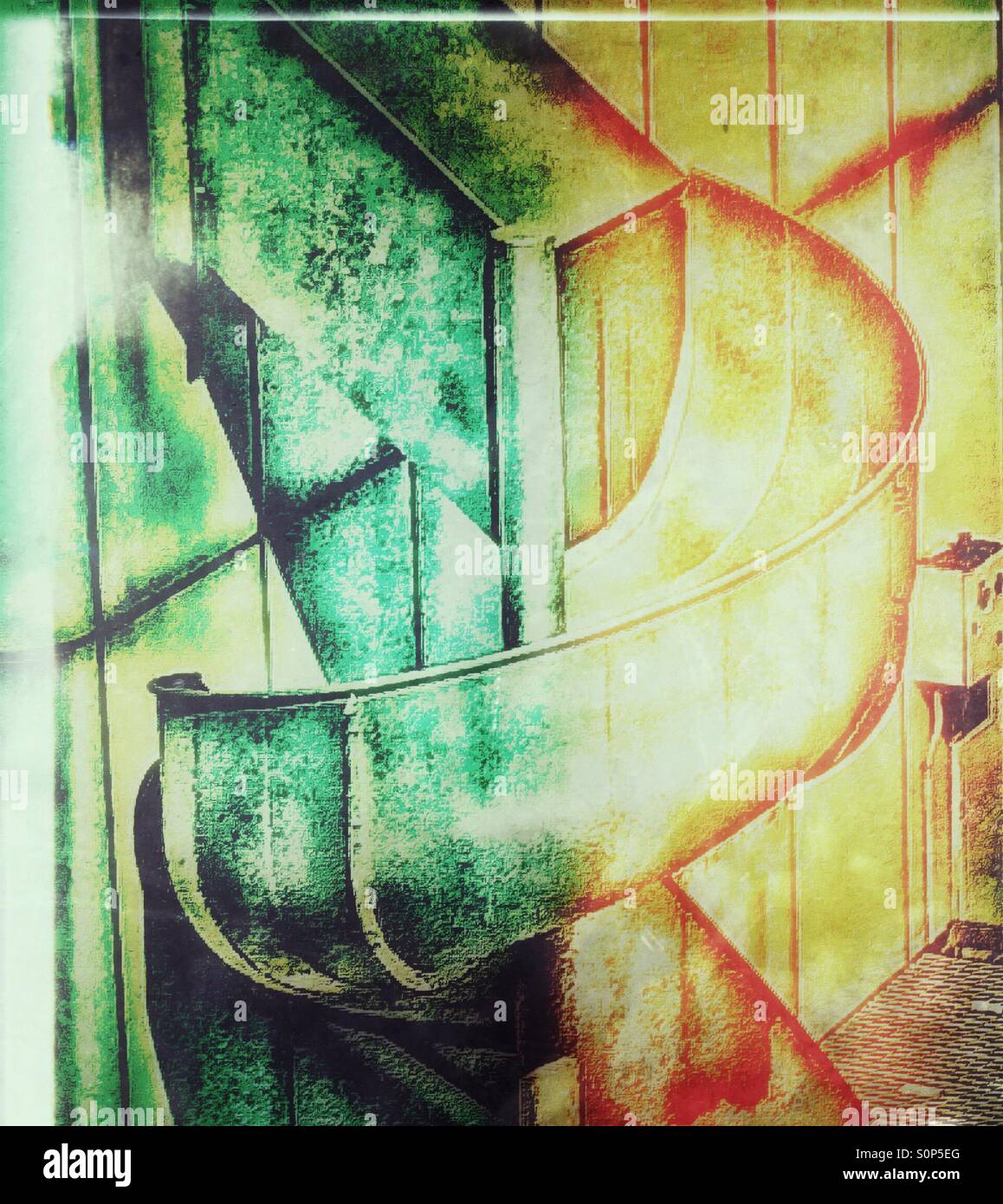 Down - Smartphone Captured Stock Image