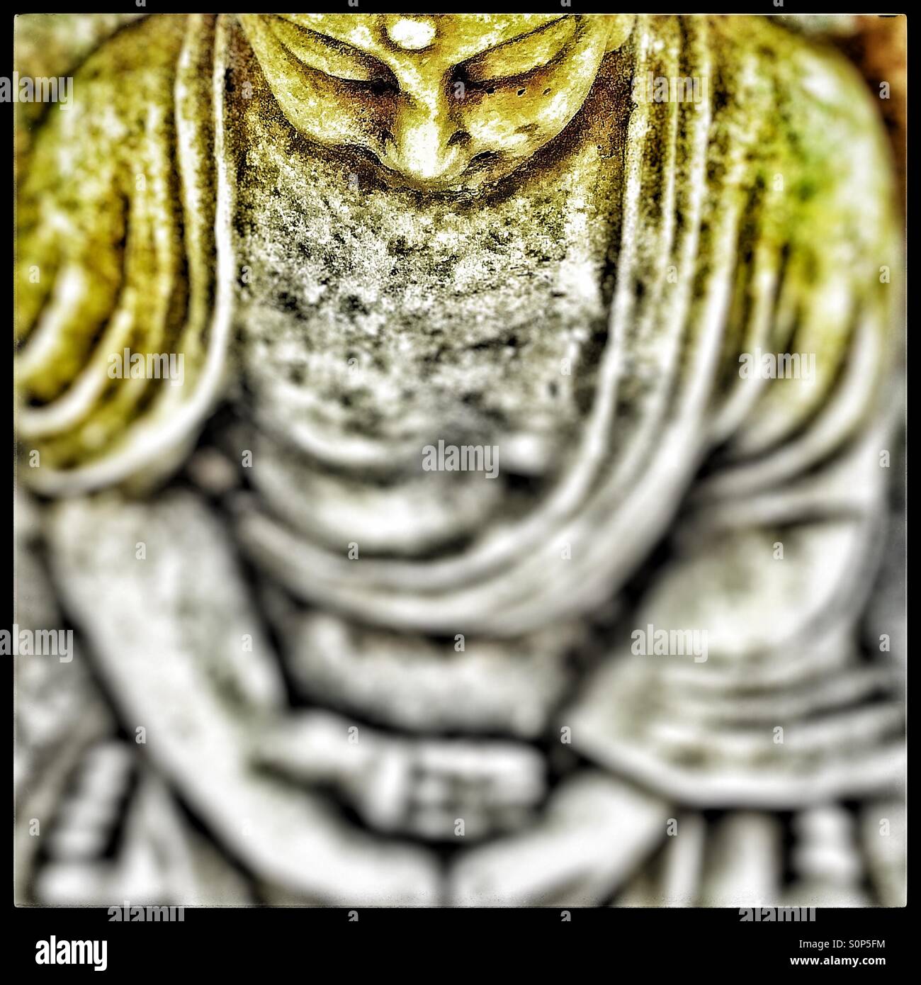 Buddha face Stock Photo