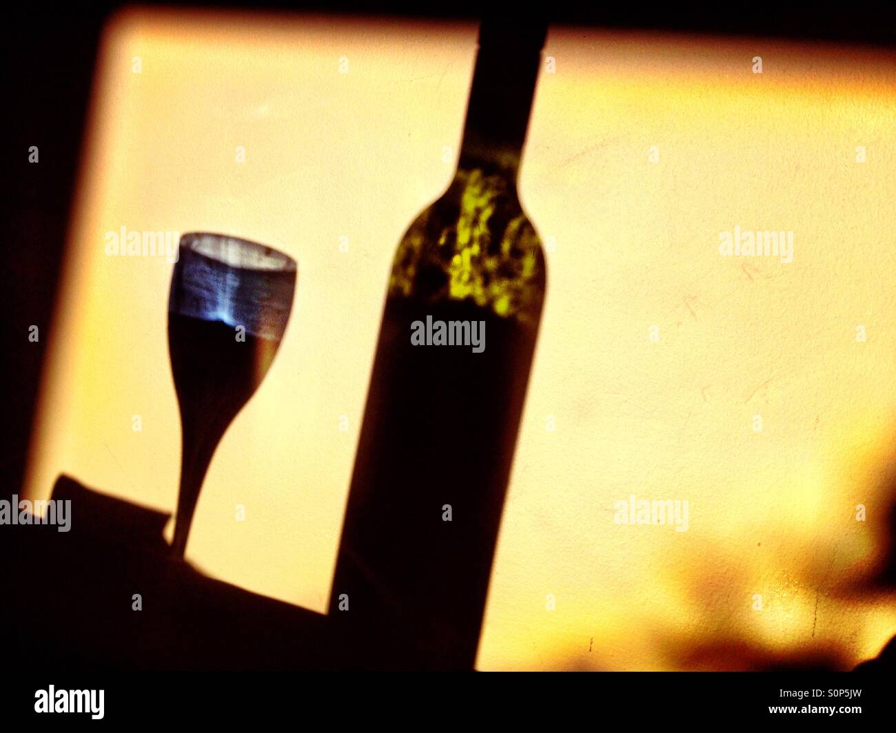 Sunshine Wine - Smartphone Captured Stock Image