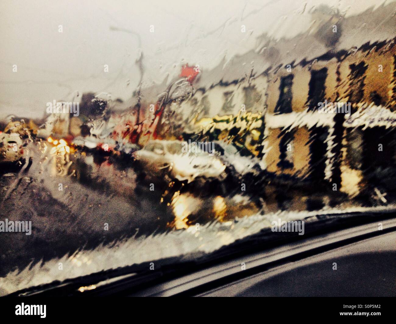 Donegal rain weather - Smartphone Captured Stock Image