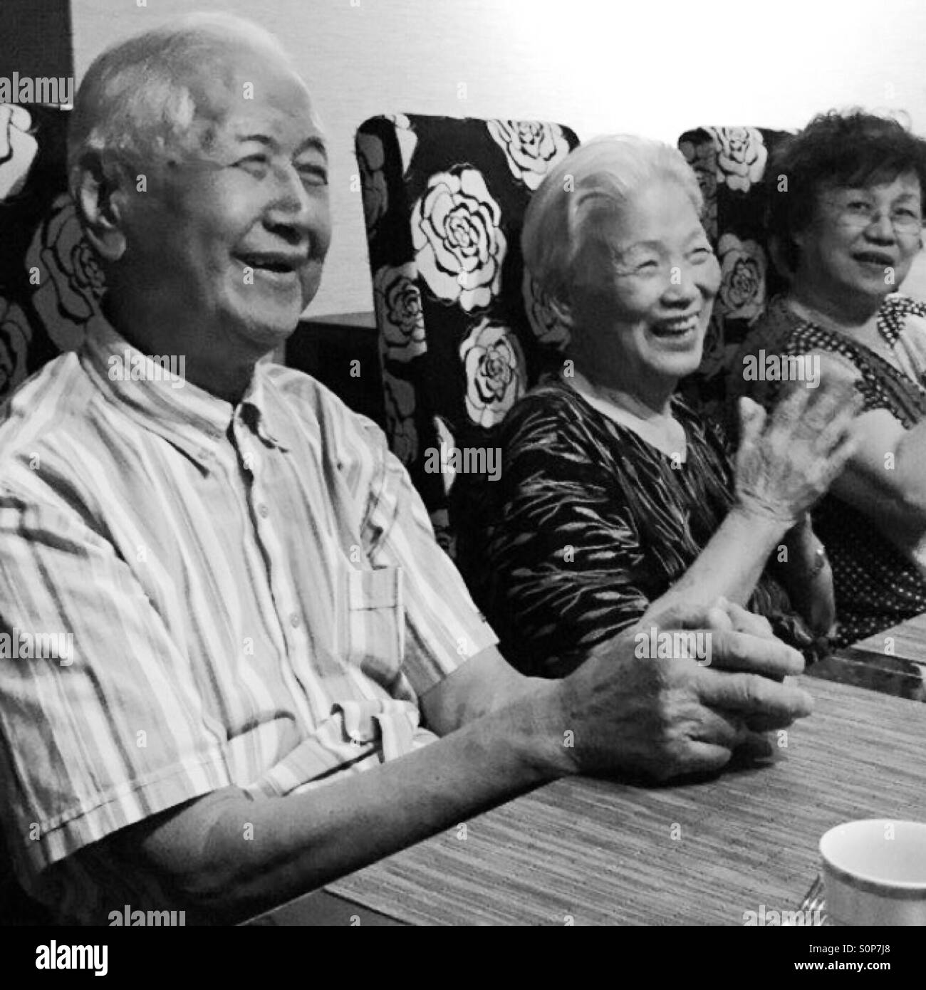 Grandpas birthday beautiful moment Stock Photo Alamy