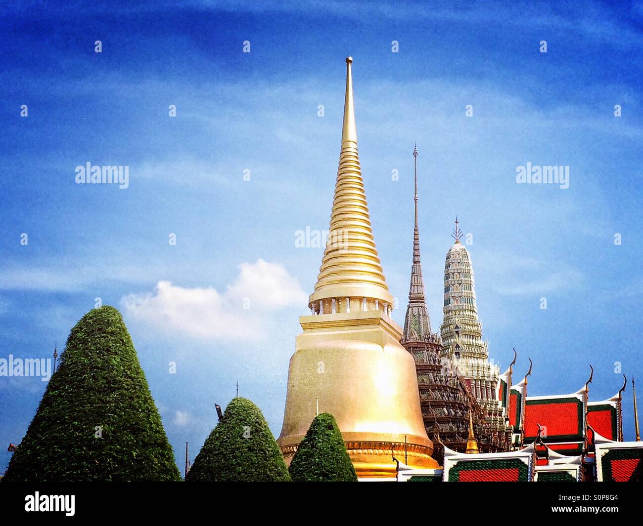 Grand Palace, Bangkok, Thailand - Smartphone Captured Stock Image