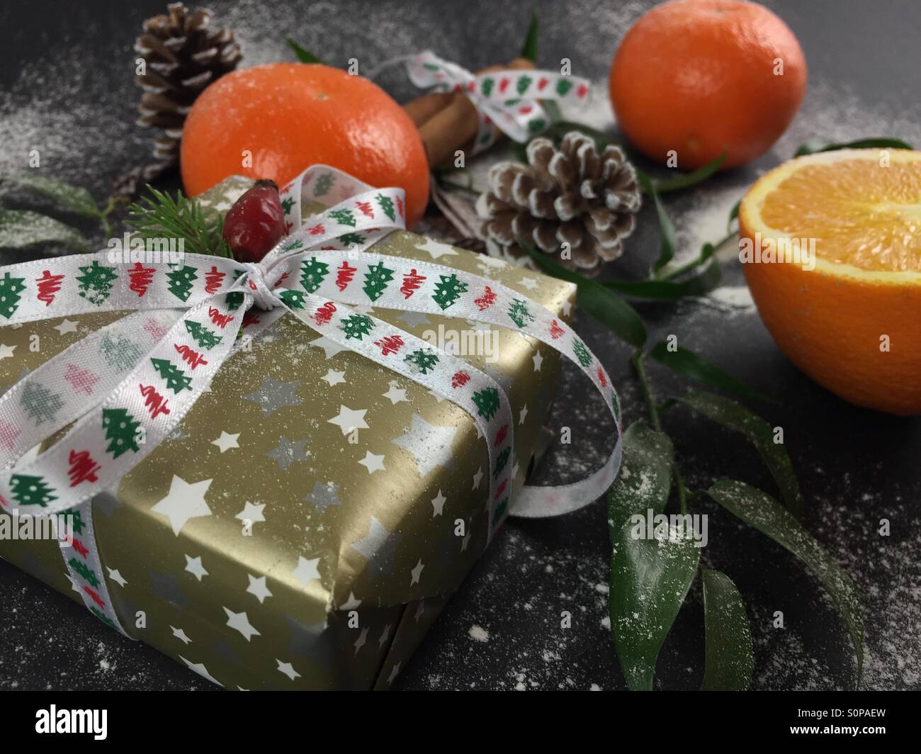 Christmas gift Stock Photo