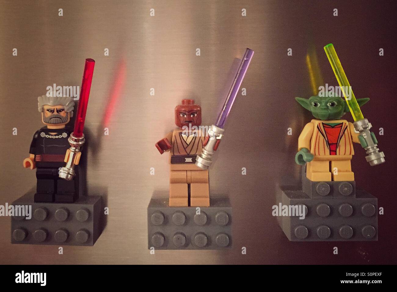 Star Wars, Lego, fridge magnet Stock Photo - Alamy