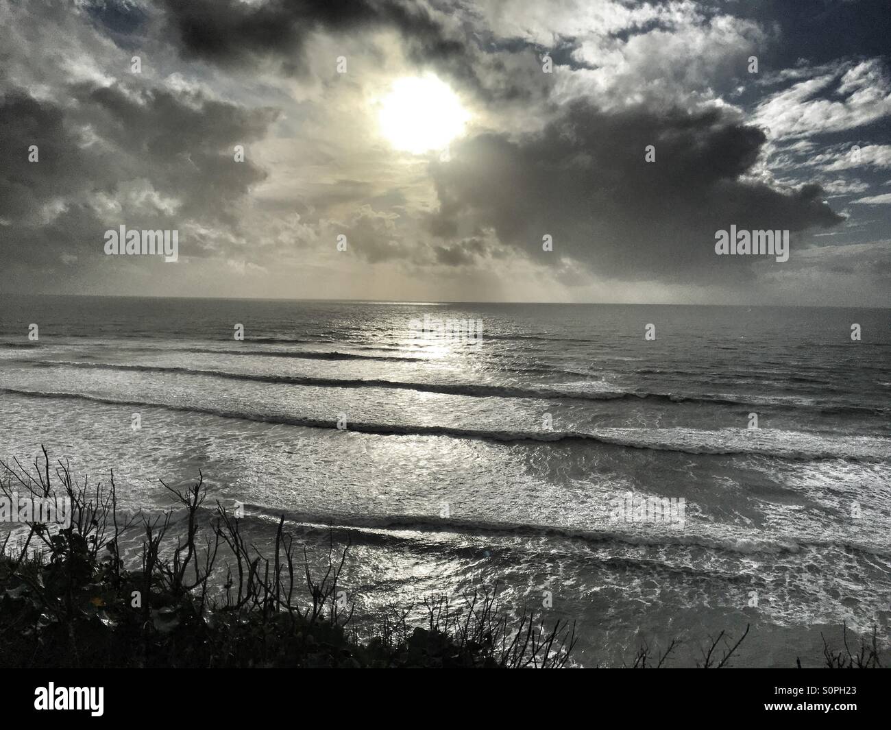 Winter ocean - Smartphone Captured Stock Image