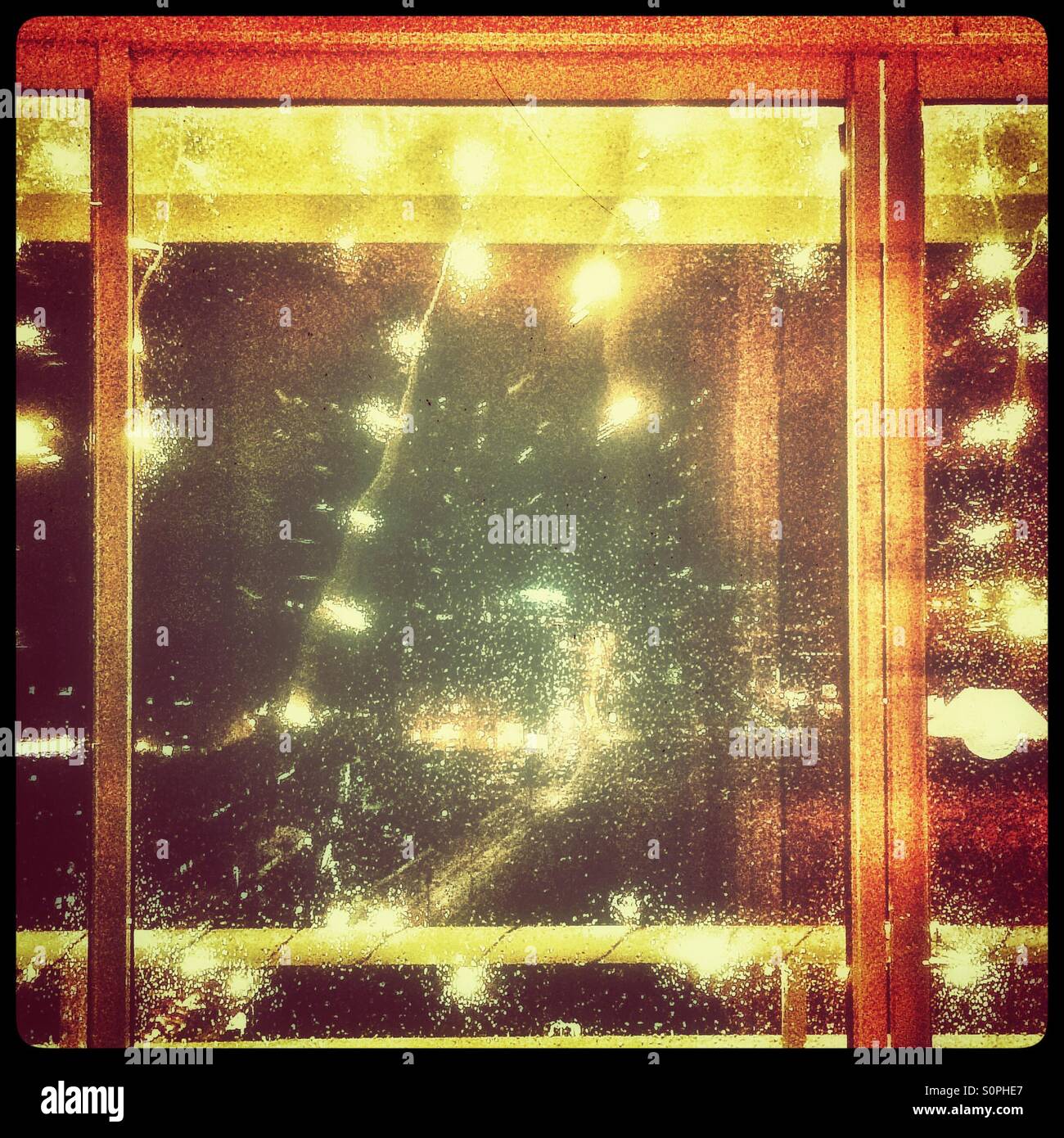 Christmas glow - Smartphone Captured Stock Image