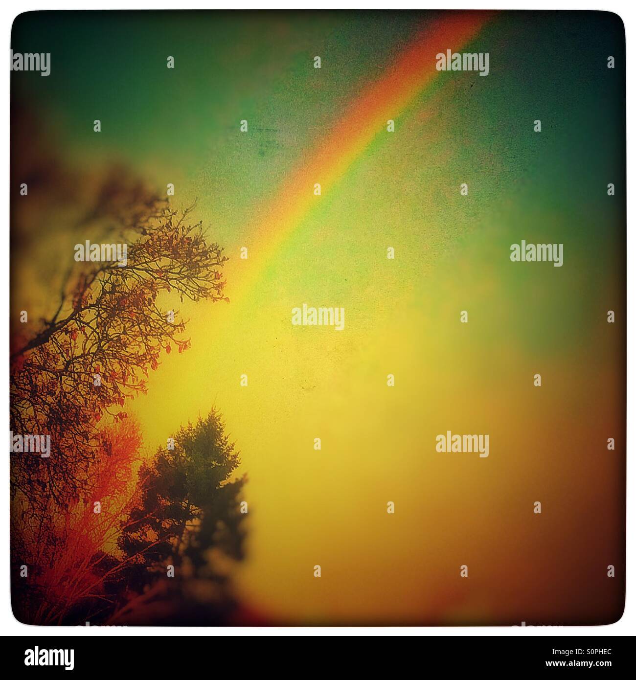 Rainbow blur - Smartphone Captured Stock Image Rainbow blur - Smartphone Captured Stock Image