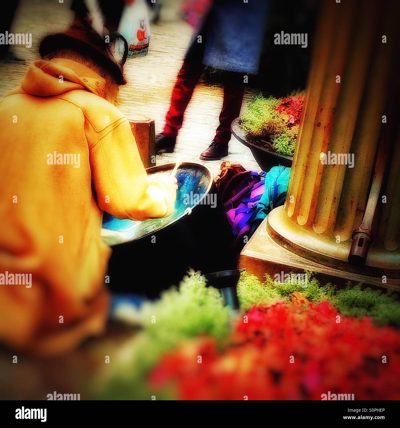 Drummer - Smartphone Captured Stock Image