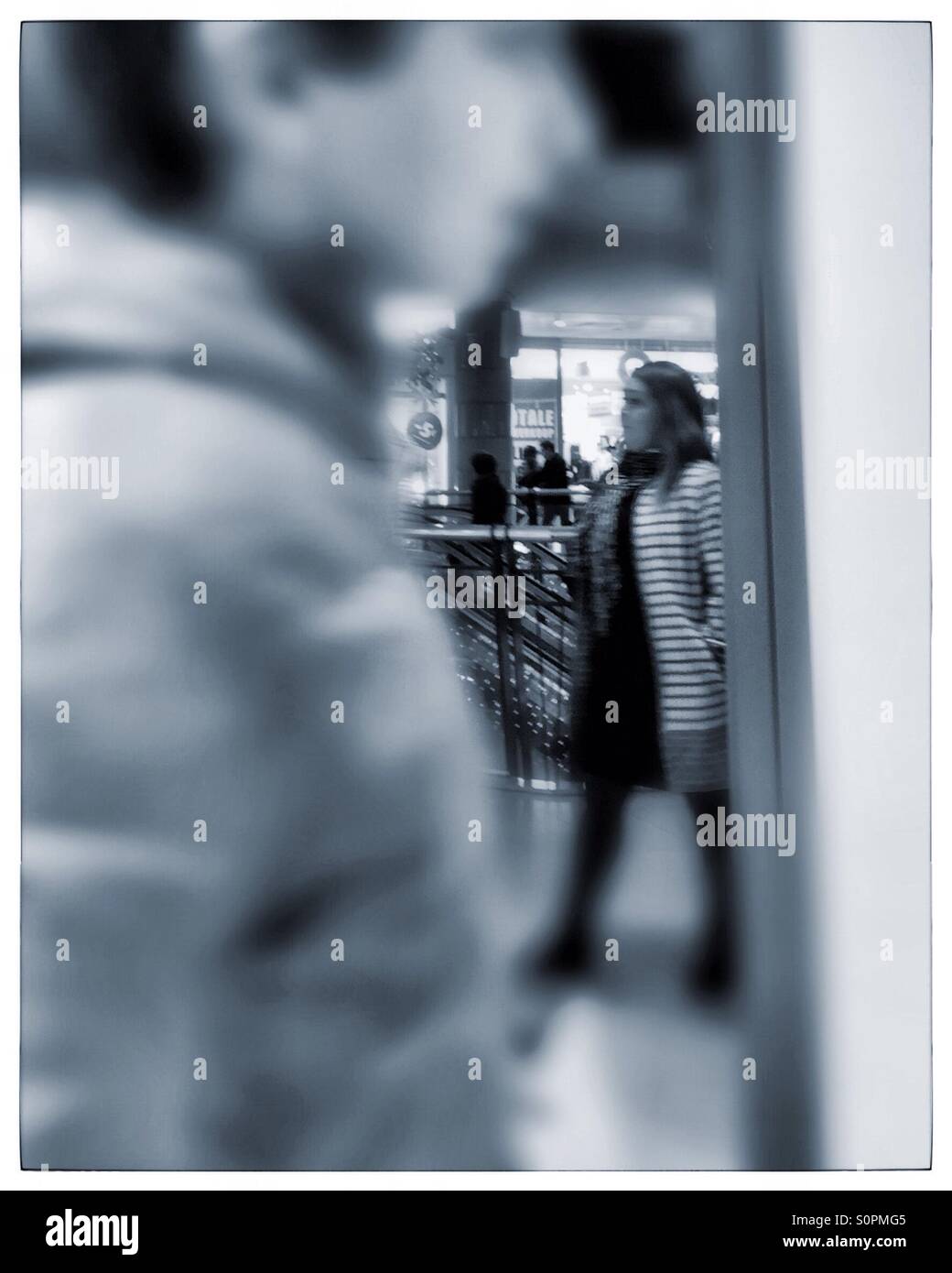 Passing by - Smartphone Captured Stock Image