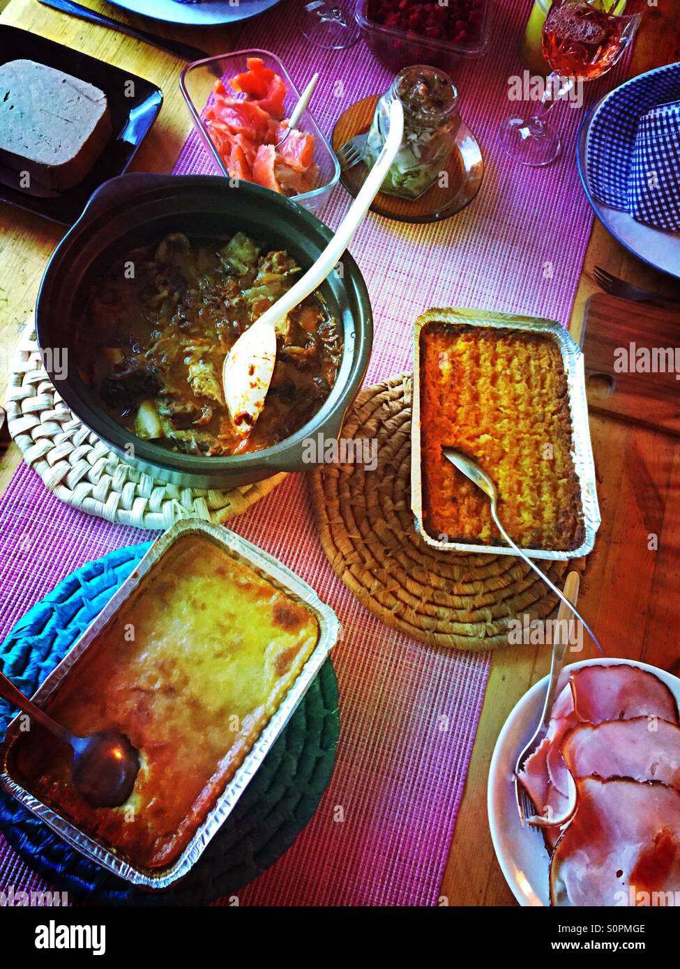 Christmas Food - Smartphone Captured Stock Image