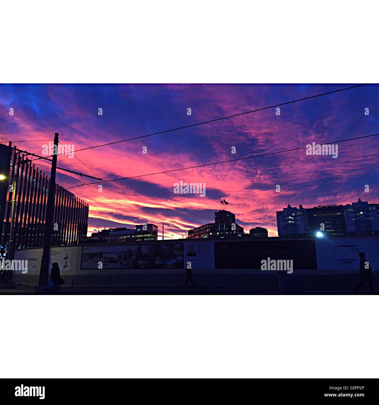 The sky in Norway Stock Photo - Alamy