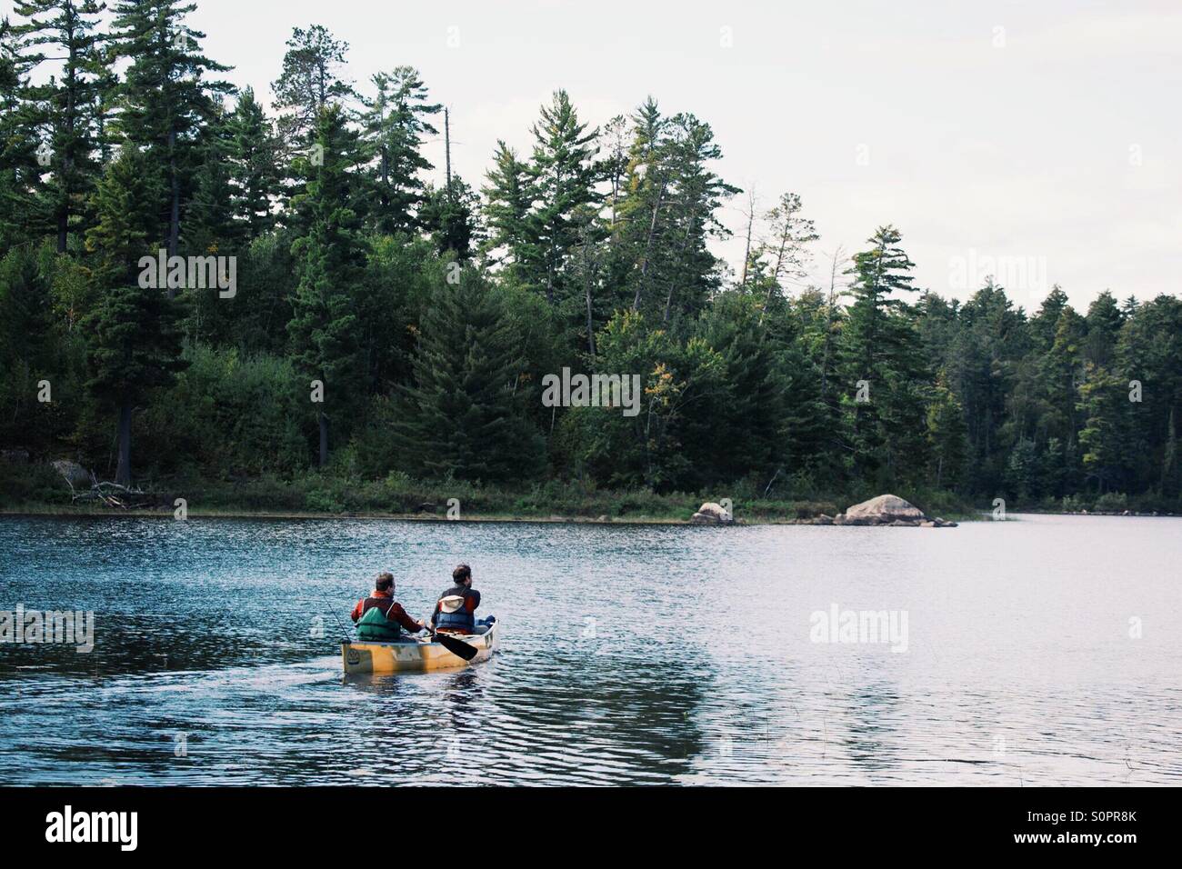 Canoeing Stock Photo