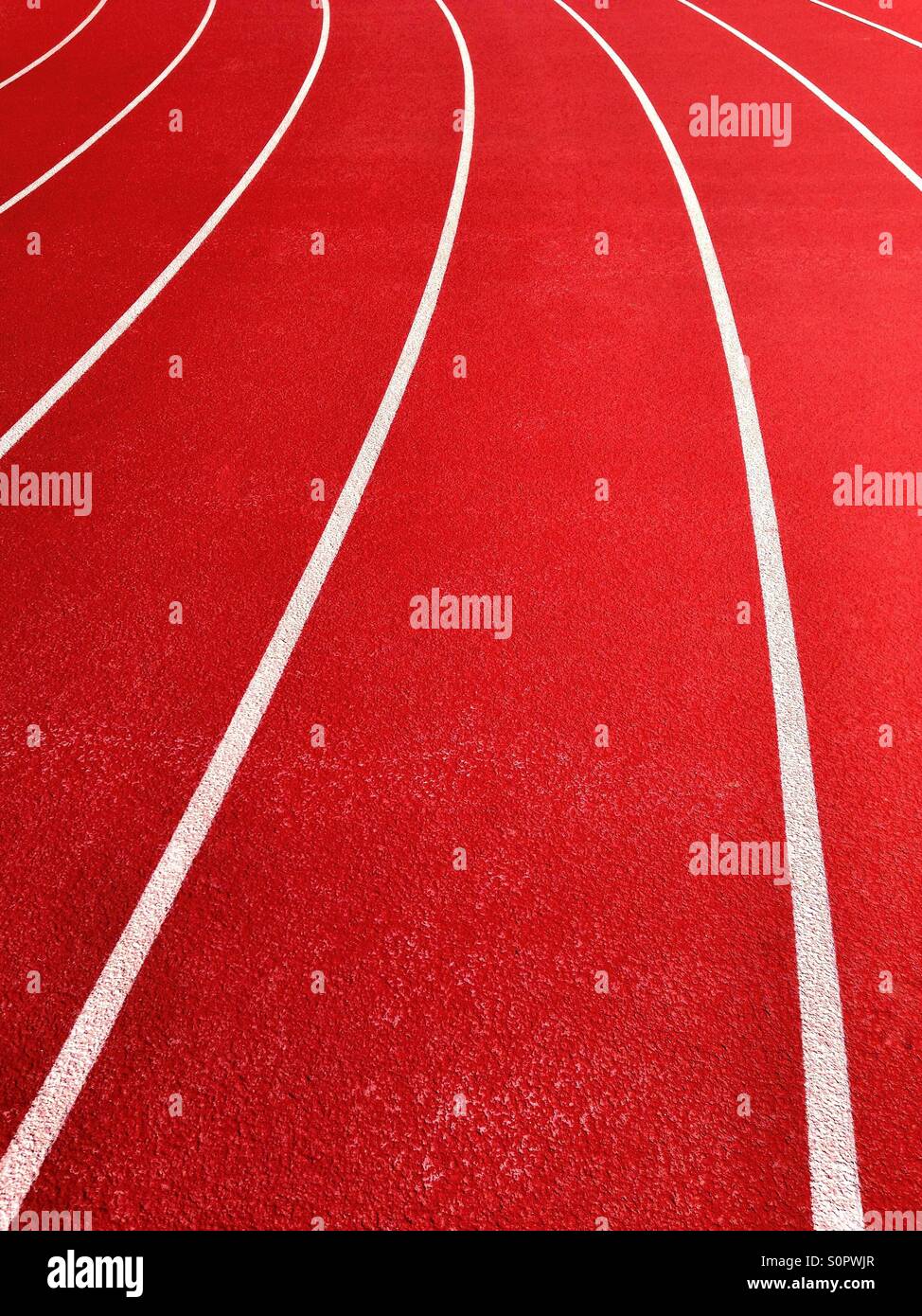 Lanes on running track - Smartphone Captured Stock Image