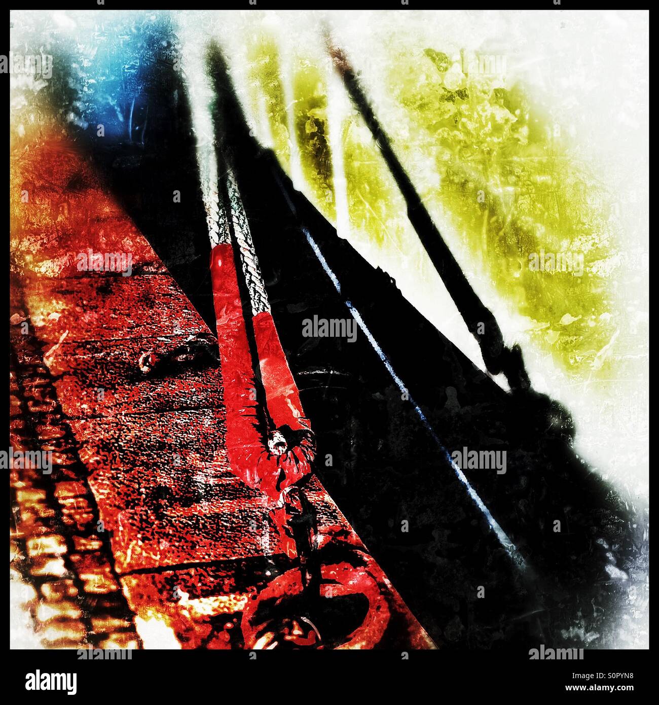 Tied up - Smartphone Captured Stock Image