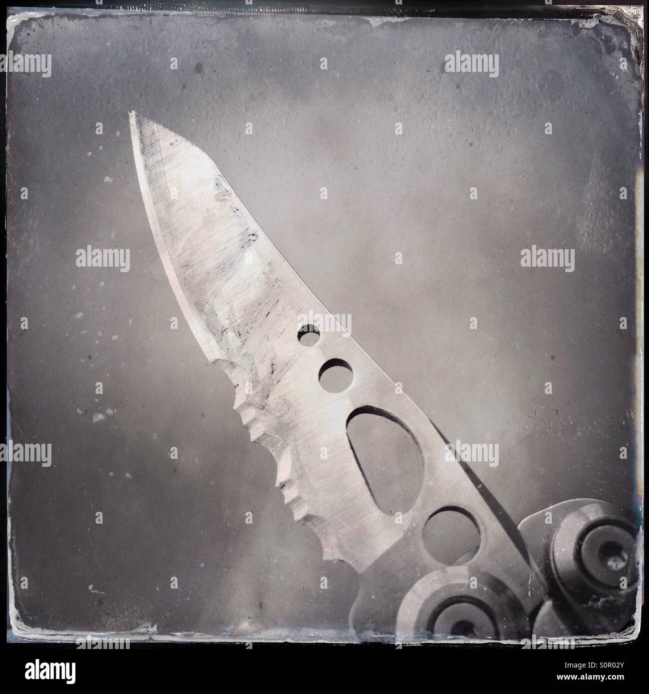 Knife - Smartphone Captured Stock Image