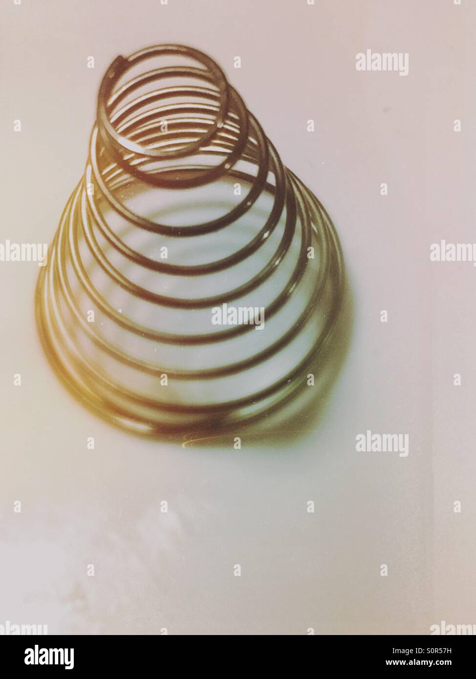 Coil closeup - Smartphone Captured Stock Image