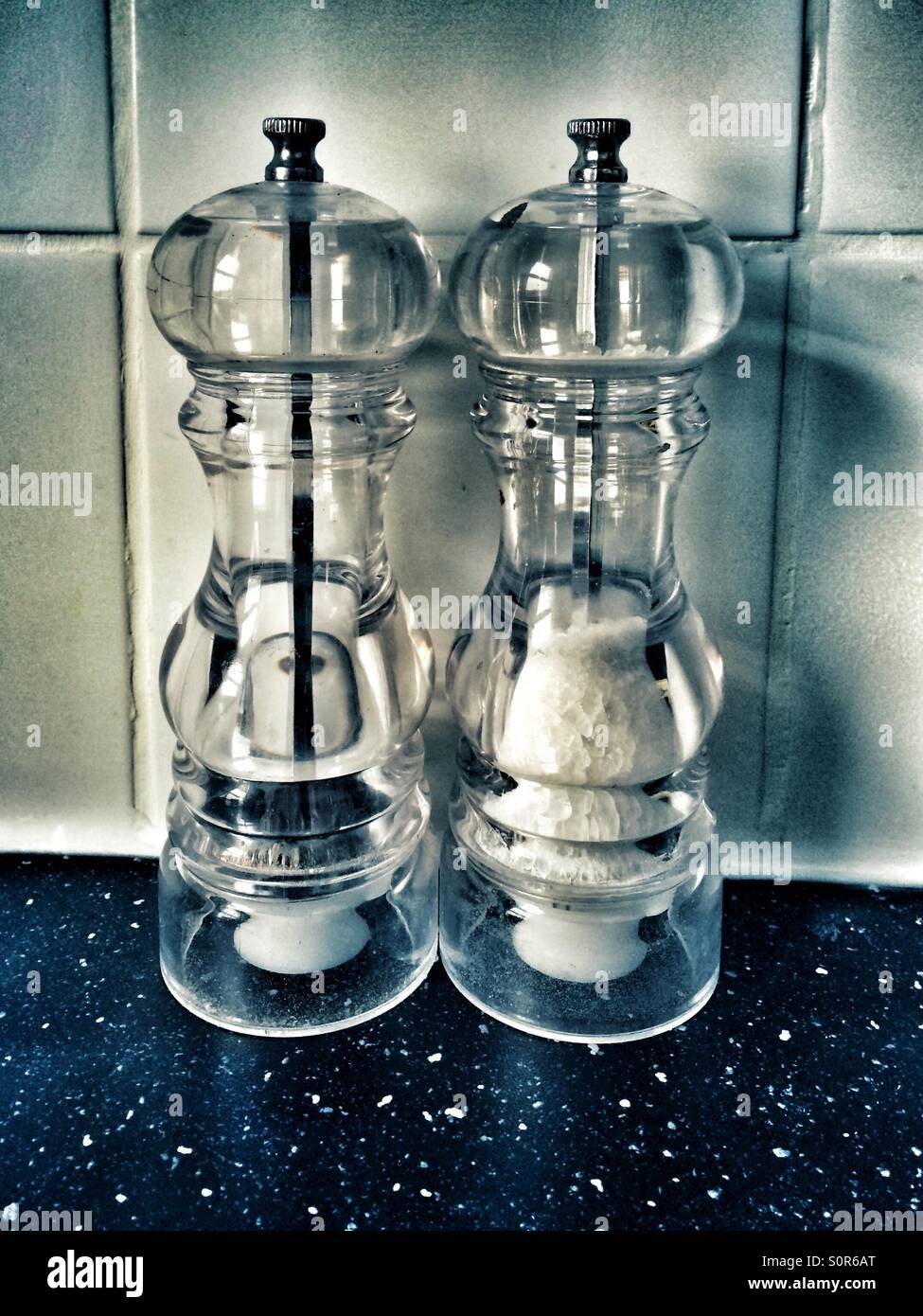 Salt and pepper shakers Stock Photo Alamy