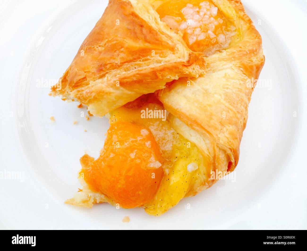 Apricot French pastry Stock Photo Alamy