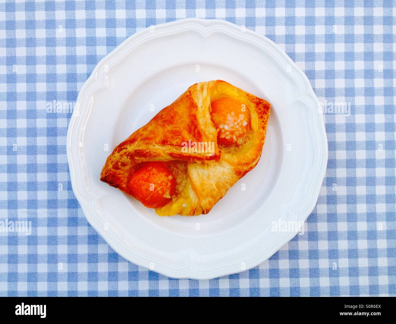 Apricot French pastry Stock Photo Alamy