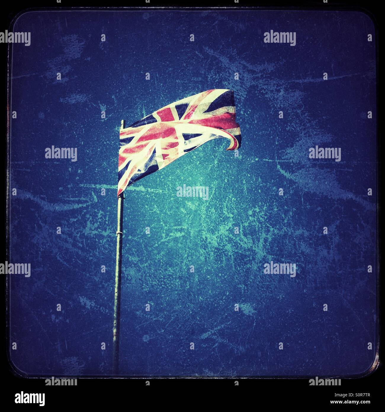 The British flag. - Smartphone Captured Stock Image