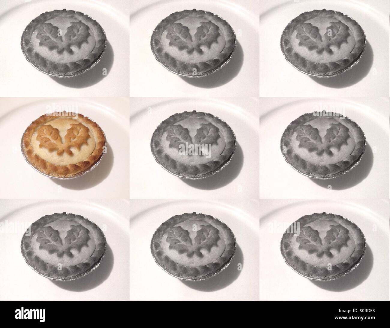 Mince pies - Smartphone Captured Stock Image