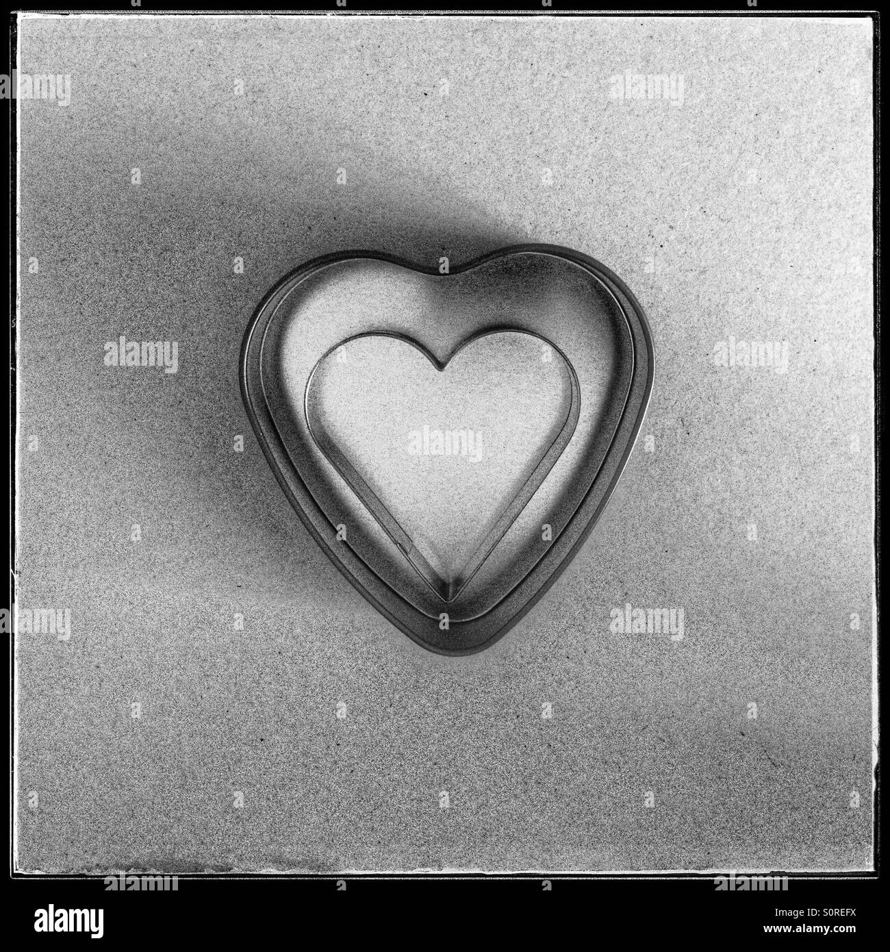 Two hearts. - Smartphone Captured Stock Image