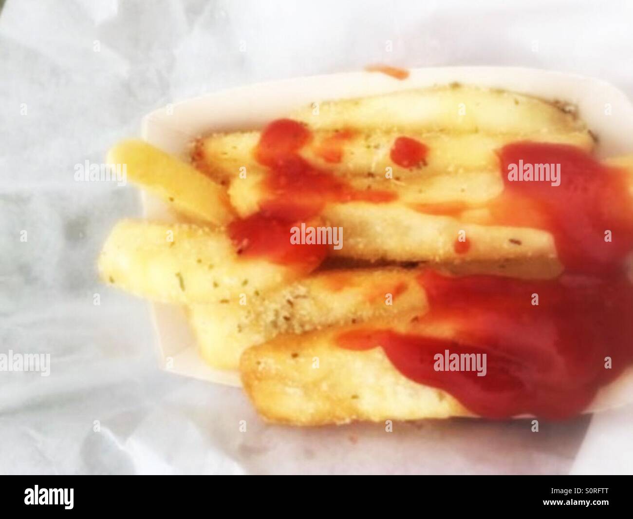 Greek French fries Stock Photo Alamy