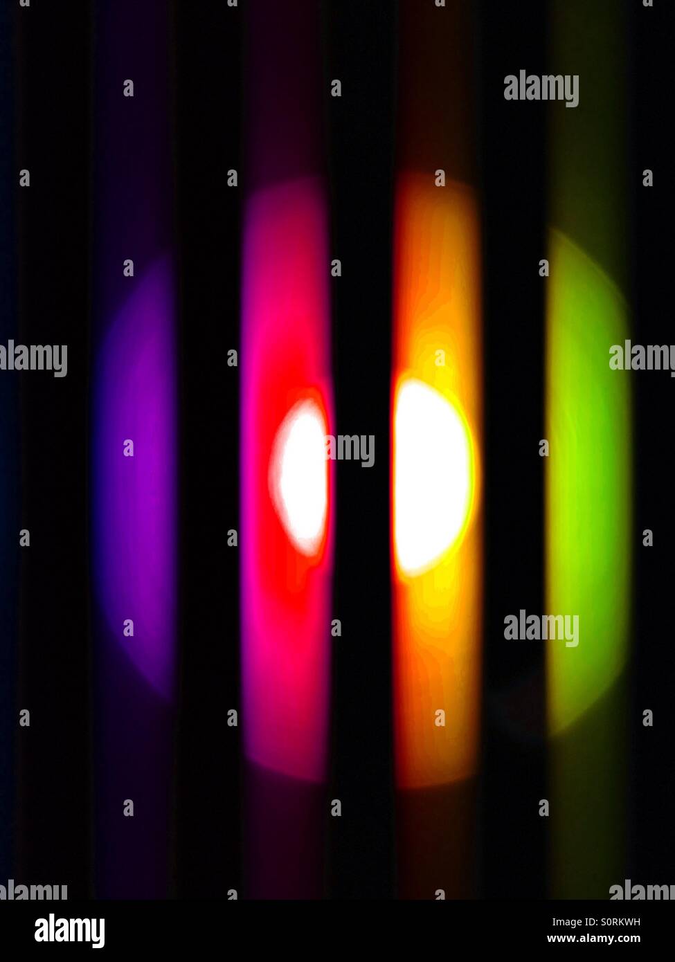 Abstract image of tree lights - Smartphone Captured Stock Image